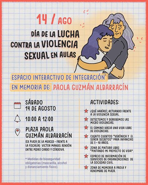 Cepam Guayaquil On Twitter Aulassinviolenciasexual De Agosto