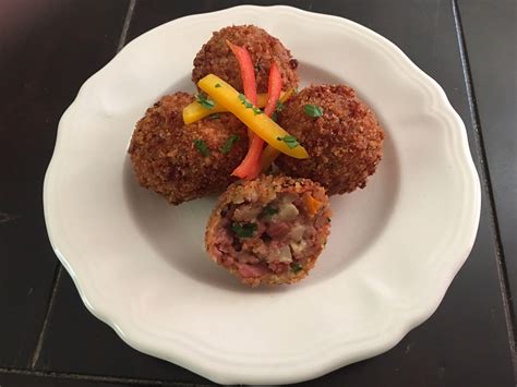 This is real corned beef… spam is a processed meat product in a can made from pork scraps and other bits that. Corned Beef Rissoles / How To Make Rissoles Youtube / How ...