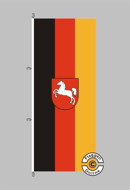 Diese flagge gibt es in der größe 90cm x 150cm. Niedersachsen Fahne Hochformat Flagge | Flaggen-Online.de