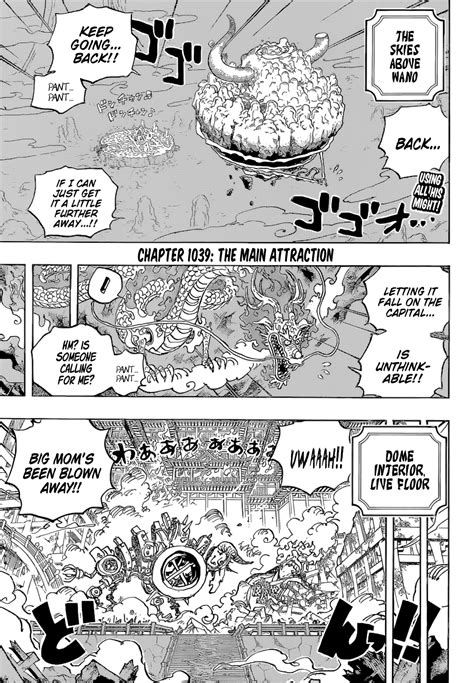 One Piece Chapter 1039 One Piece Manga Online