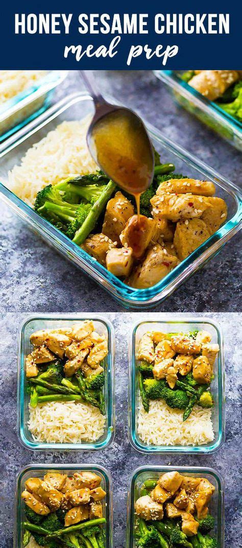 Apr 09, 2015 · i have another recipe for honey sesame chicken that i've used in the past but i will use only this one from now on. Honey Sesame Chicken Lunch Bowls | Recipe | Chicken meal ...