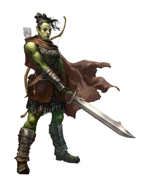 Dungeons And Dragons Orcs And Half Orcs Inspirational Female Orc