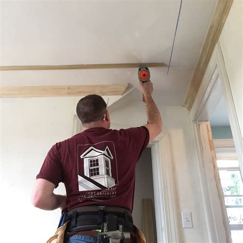 The key to painting your hand and foot casts is to build the colour slowly, using a suitable paint. How to Apply Astragal Molding On a Ceiling - Concord Carpenter