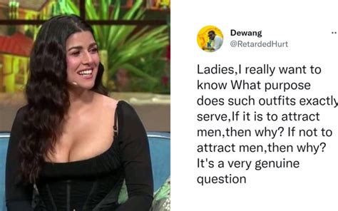 Guy Shares Pic Of Nimrat Kaur Asks Why Women Show Cleavage