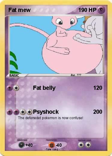 Pokémon Fat Mew 4 4 Fat Belly My Pokemon Card