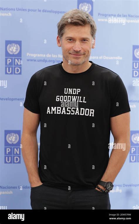 game of thrones star nikolaj coster waldau during the sdgs global goals world cup at brooklyn