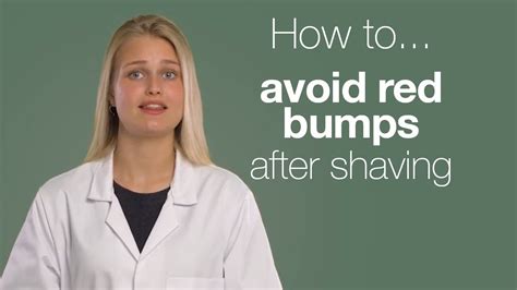 Shaving Problems How To Get Rid Of Red Spots After Shaving Youtube