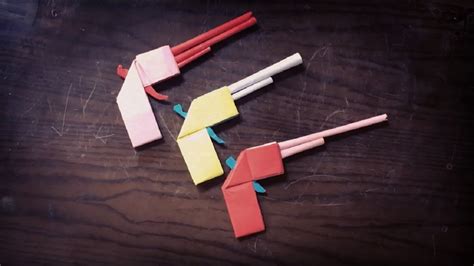 Origami A4 Paper Gun