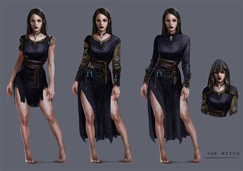 Witch Concept Art From Path Of Exile Witch Characters Witch Concept Art