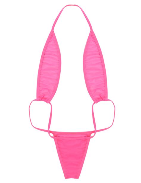 Backless Sexy Slingshot Trikini Bikini Set Micro Bikini Sexiezpicz