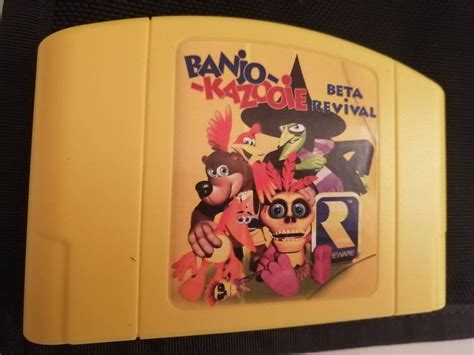 Banjo Kazooie Beta Revival For Nintendo 64 N64 Expansion Pak Etsy