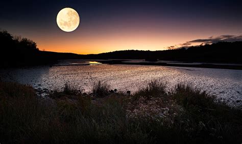 Nature And Moonlight Hd Wallpaper Best Wallpapers