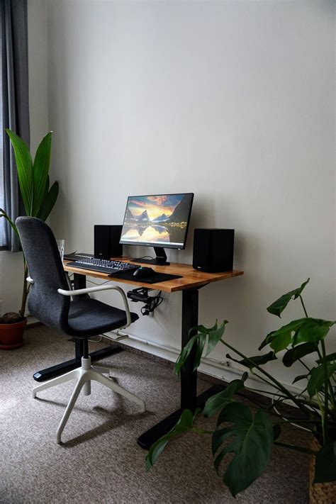 Updated My Wfh Setup With A Custom Standing Desk Workspaces
