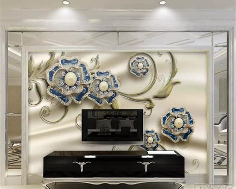 Beibehang Wallpaper 3d On The Wall Exquisite Luxury European Embossed