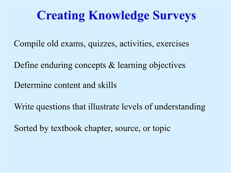 Ppt What Is A Knowledge Survey Powerpoint Presentation Free