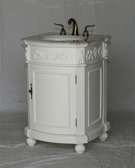 Actually, when doing the research for this style of vanity cabinet it is easy to become overwhelmed by the choices available. 24" Adelina Antique Single Sink Bathroom Vanity in White ...