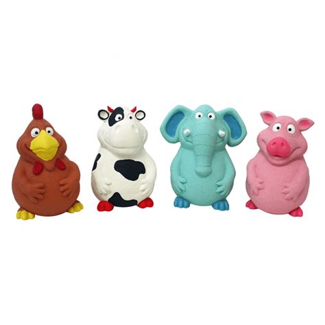 Hdp Latex Barn Animals Dog Toy Sizepack Of 2