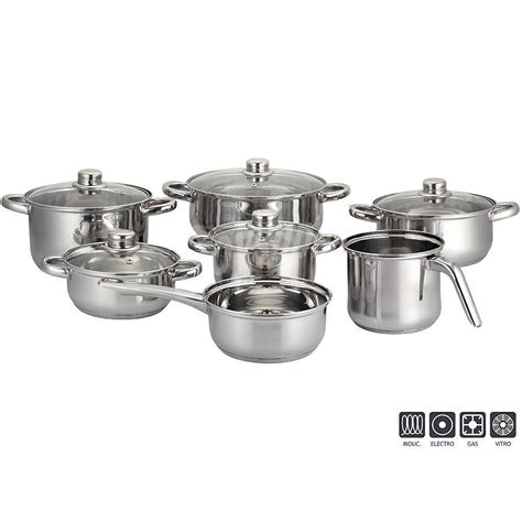 Reserva tu batería de cocina magefesa desde el 12 al 19 de abril, ambos inclusive, en horario ininterrumpido y siguiendo los demás pasos a continuación. Bateria de cocina de Acero Aken 12 Piezas - Inox