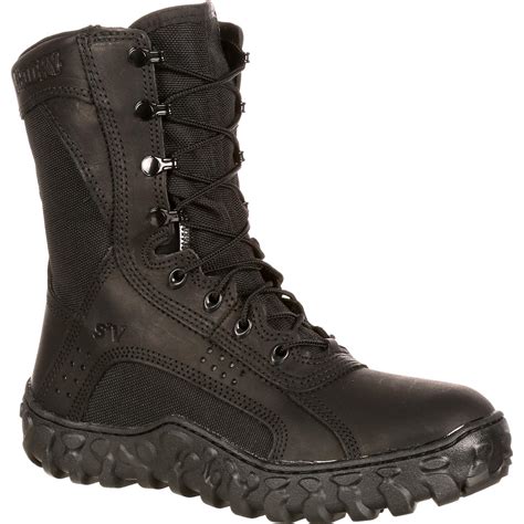 Rocky S2v American Made Black Military Boots Fq0000102