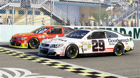 My brake trigger is never more than halfway down except in emergencies. SO CLOSE! | Forza Motorsport 6 | NASCAR Expansion - YouTube