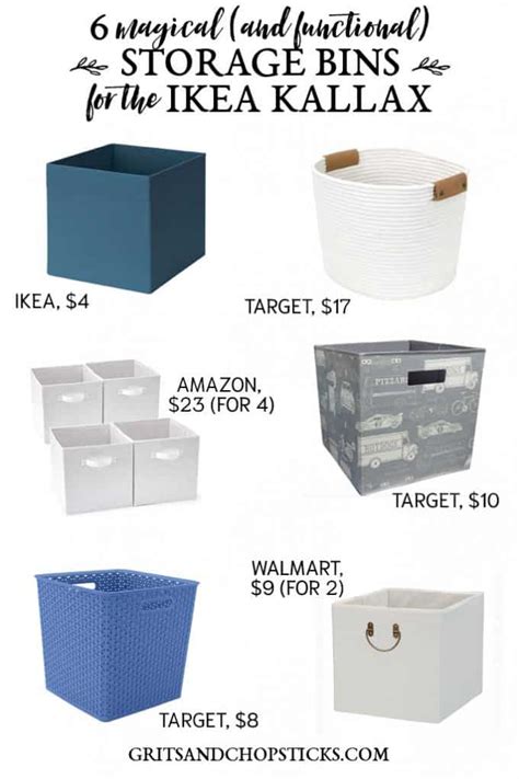 There are some important questions to ask yourself before making your selection. Using Cube Storage Bins in Your Magic IKEA KALLAX - Grits ...