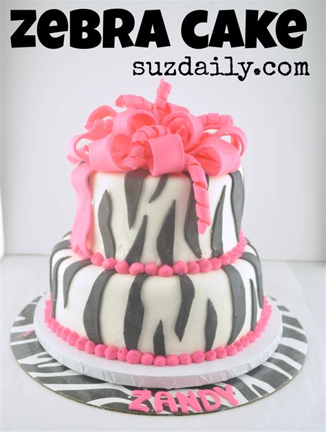 How To Make A Zebra Cake Suz Daily