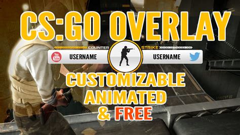 Free Csgo Stream Overlay Animated And Customizable Youtube