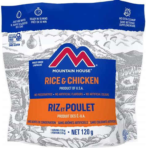 Mountain House Rice And Chicken Mec