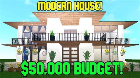 How To Build A Awesome Modern House In Bloxburg K Budget Roblox My