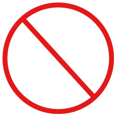 Ban Sign Signo De Prohibido Png Png Image Transparent Png Free Download