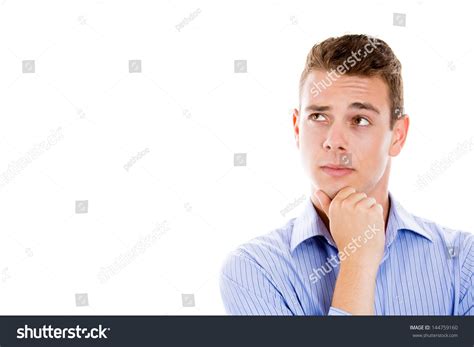 Closeup Portrait Man Resting Chin On Stock Photo 144759160 Shutterstock