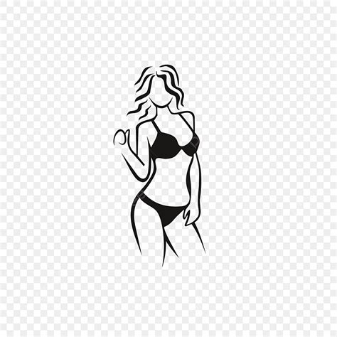 Sexy Women Clipart Vector Sexy Bikini Women Vector Logo Design Woman
