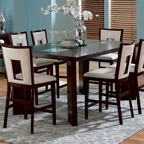 Affordable Contemporary Dining Set From Steve Silver Counter Height