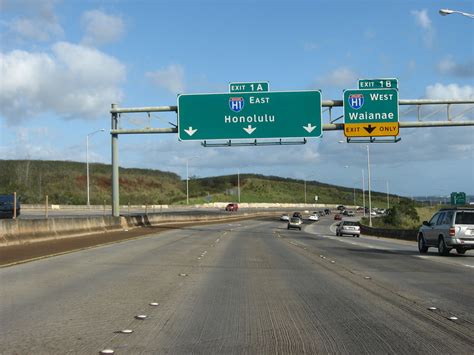 H2 Waipahu Hawaii Approaching Junction With H1 Interstat Flickr