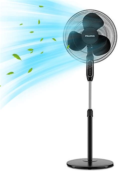 Buy Pelonis 16 Pedestal Remote Control Oscillating Stand Up Fan 7