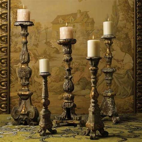Renaissance Wood Candlesticks These Are Expensive But Beautiful Tall
