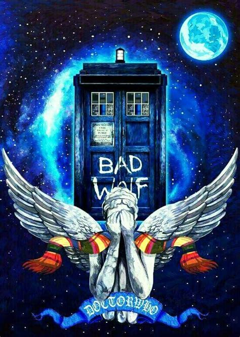 Weeping Angel And The Tardis Doctor Who Wallpaper Tardis Art Doctor Who