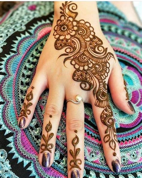 Latest Mehndi Designs 2020 For Front And Back Hand Arabic Mehndi Design