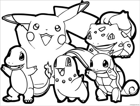 Adult Pokemon Coloring Page Free Coloring Pages Online