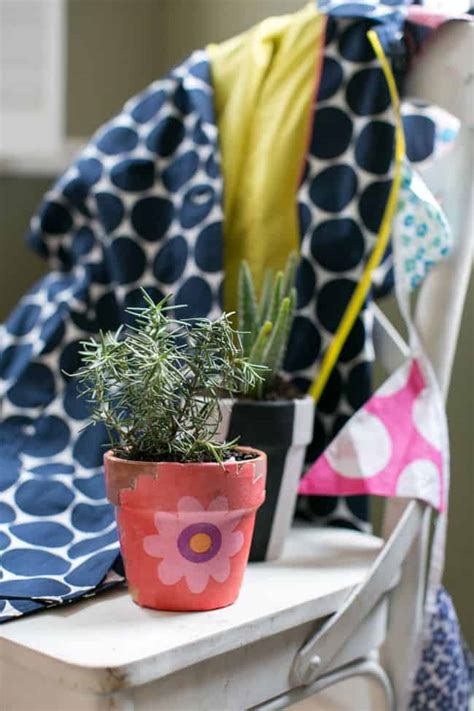 Diy Fabric Covered Planters 7 Herbs For A Beauty Herb