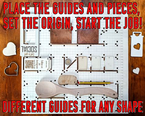XTOOL D1 Basic Grid With POSITIONING GUIDES 17 X - Etsy