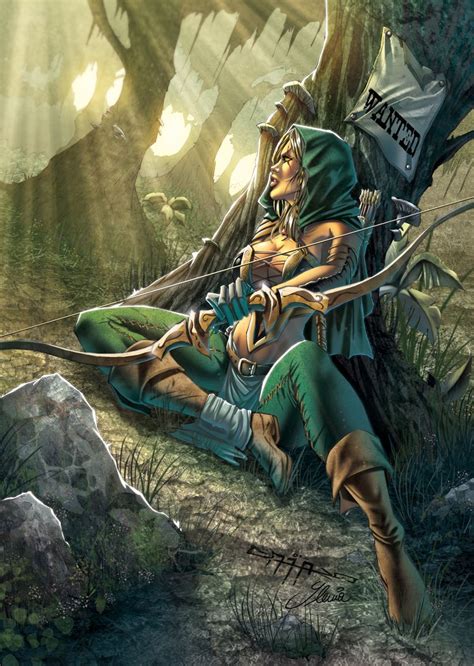 Robin Hood By Yleniadn Deviantart Com Robin Hood Grimm Fairy Tales Fairytale Art