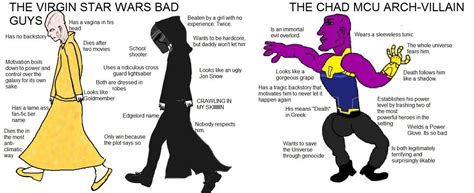 The movie was nothing less than the experience we wanted to feel, since the release of the avengers. The virgin Star Wars vs the chad MCU | Infinity war ...