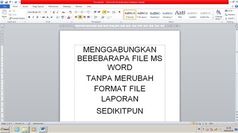 Tapi ada yang perlu anda ketahui nih, biasanya dari proses penggabungan ini ada format yang kurang sesuai. Cara Menggabungkan Beberapa File Laporan Jadi satu File ...