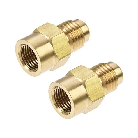 Brass Pipe Fitting 14 Sae Flare Male To 18npt Female Thread Tubing