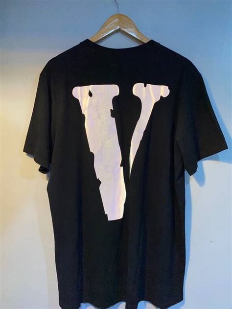 Vlone Vlone 3m Reflective Staple Tee Grailed