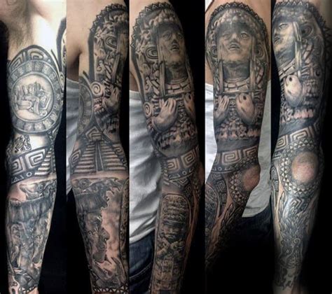 80 mayan tattoos for men masculine design ideas