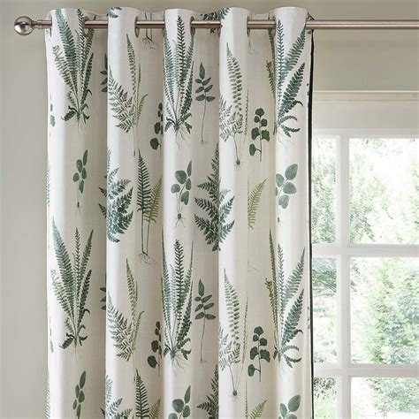 Fern Green Eyelet Curtains | Green eyelet curtains, Curtains, Green