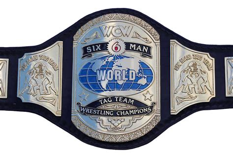 Wcw Six Man Tag Team Championship Replica Belt Championshipbelts