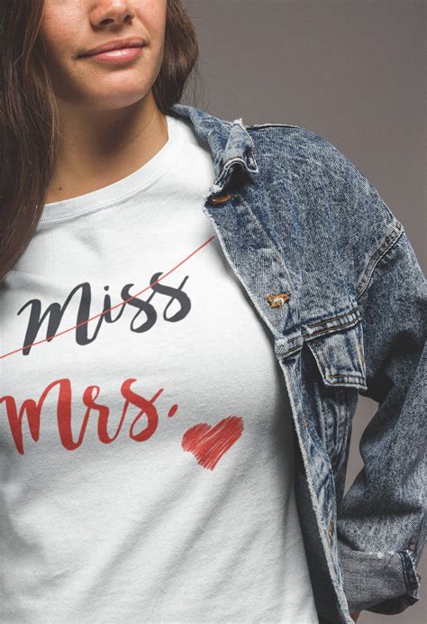 Is this an acceptable way to return a gift? Miss To Mrs Shirt | Bridal Shirt | New Wife Shirt | Wifey ...